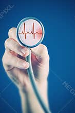 Doctor with stethoscope