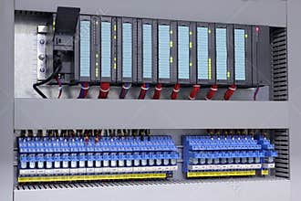 Programmable logic controller and relays