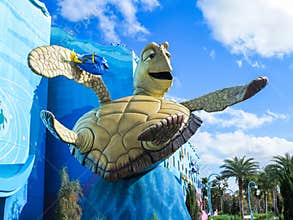 Crush and Dory at Disney`s Art of Animation Resort