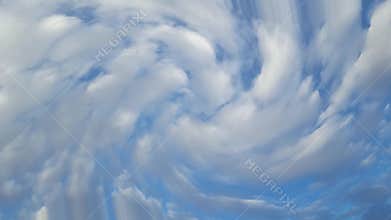 Time-lapse Of Clouds Before Tornado Storm 