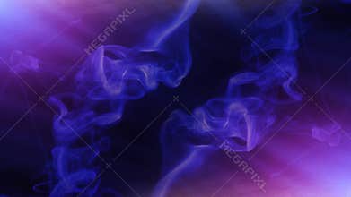 Mystical Smoke and Glitter Diagonal 4K Loop