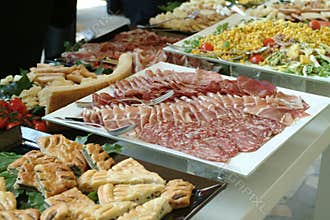 Catering food