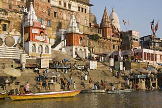 Hindu Ghats - Varanasi in India