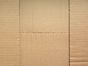 Inside of brown cardboard box