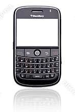 Blackberry smart phone isolated