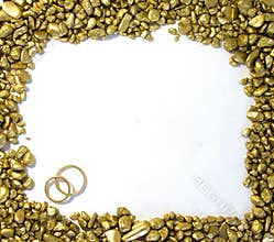 Wedding Gold frame