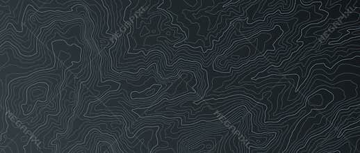 Terrain map. Contours trails, image grid geographic relief topographic contour line maps cartography texture, vector