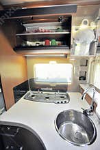 Kitchen in recreation vehicle