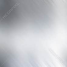 Brushed silver metal