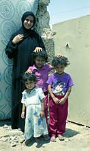 Different muslim people handles personal affairs after conflict with military during curfews