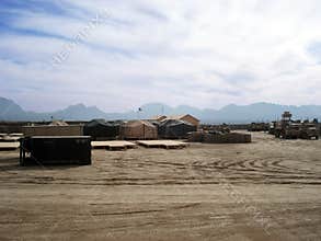 Military base in Afghanistan
