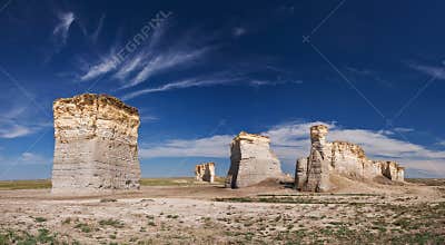 Monument Rocks in KS