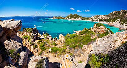 Exciting view of Spargi Island - Sardinia