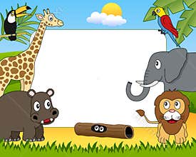 African Animals Photo Frame [1]