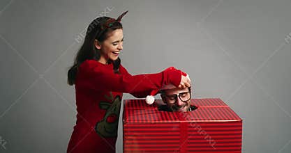 Happy about big Christmas present