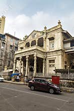 Mumbai ,Maharashtra India August 12 2019 Anjuman Atash Behram1897AD zoroastrian Parsi Fire temple-Jagannath Shankar Seth Rd, Marin