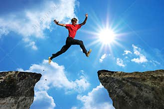 Man jump