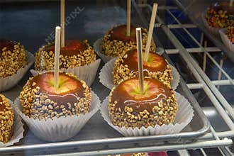Candy Caramel Apple, Apples, Fruit