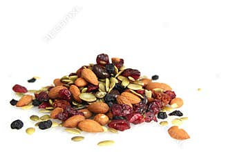 Trail nuts and dry fruits
