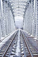 Bridge in winter