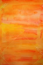 Orange watercolor hand painted art background