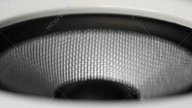 Close up Speaker having High Bass on Music