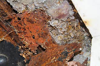 Close up Detail of Rust and Corrosion