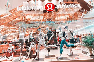 Lululemon Athletica store in Emirates Mall
