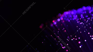 Optic fiber light 4k uhd footage technology pattern
