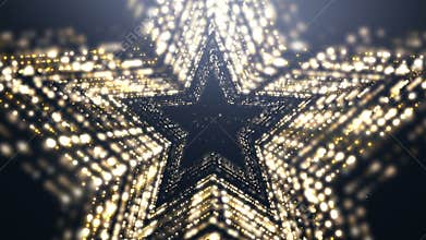 Abstract Luxury Premium  Background. Gold Glowing Glitter Diamond Stars Awards Luxury Elegant Background.