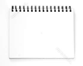 Empty sketchbook