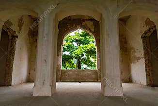 Old Deutsch German Colonial Fort in Bagamoyo Historical city part near the Dar Es Salaam on the Indian Ocean Coast