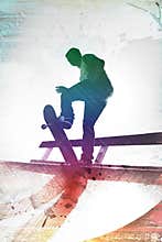 Grungy Skateboarder