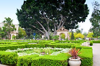 Alcazar Gardens in Balboa Park, San Diego.