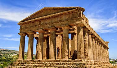 Temple of Concordia in Agrigento, Italy