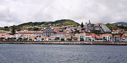 Horta - the capital of Faial island, Azores Islands