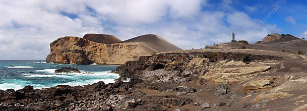 Coastline near Capelinhos, Faial Azores