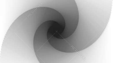 seamless rotating spiral pattern in diminishing perspective