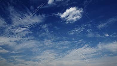 Soft Sparse Clouds Time Lapse