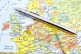 Map of Western Europe