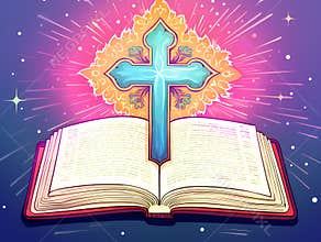 A Cross On A Book