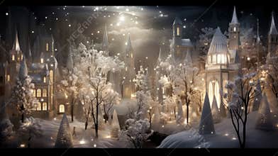 Ethereal Christmas wonderland