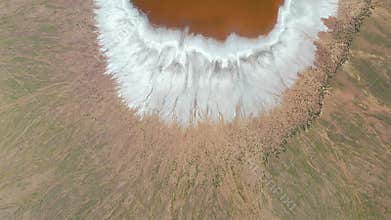 volcano crater in saudi arable
