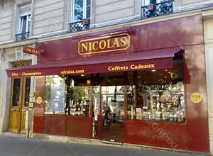 Nicolas store on Rue des Gobelins, Paris