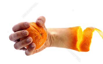 Orange background