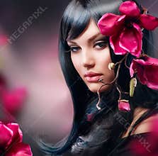 Fashion Brunette Girl