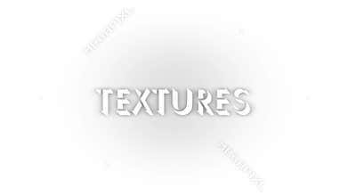 White textures icon with shadow isolated on white background.