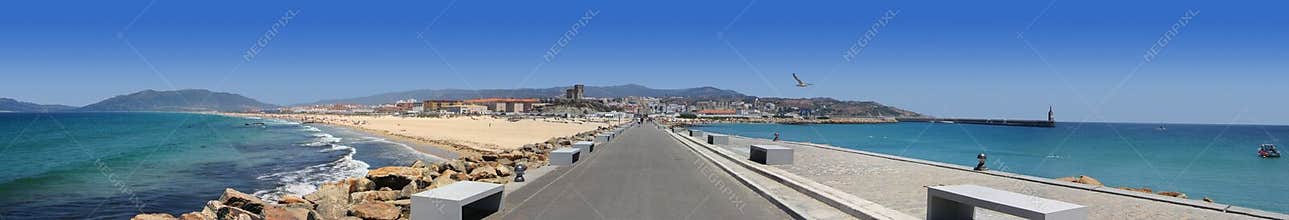 Tarifa, left side Atlantic right side Mediterranean