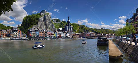 On the river Dinant Belgium