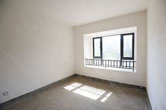 Empty room with windows